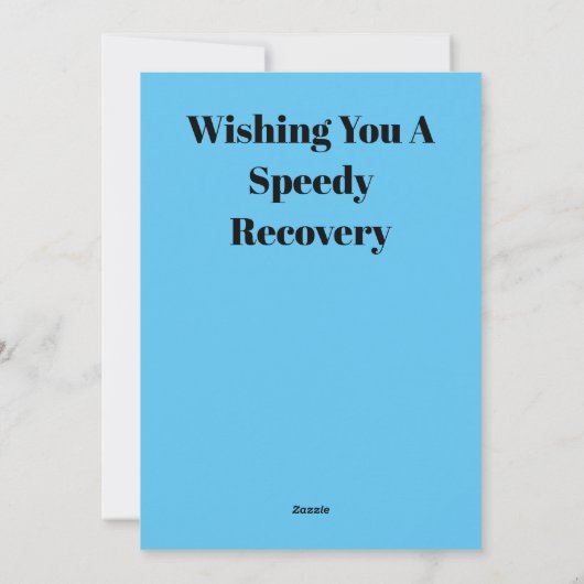 Ouchi-schnelle Erholung Feiertagskarte (Rückseite)