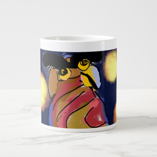 Ouchsnacht Jumbo-Tasse (Vorderseite)