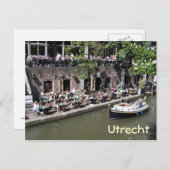 Oude Gracht Postkarte (Vorne/Hinten)