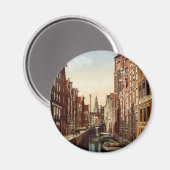 Oudezijds Kolk Amsterdam Magnet (Vorderseite/Rückseite)