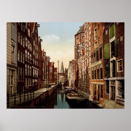 Oudezijds Kolk Amsterdam Poster (Vorne)