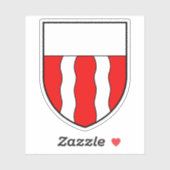 Ouest Lausannois Bezirksemblem, Schweiz Aufkleber (Blatt)