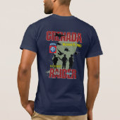 OUF Grenada Raider 82. ABN dunkler T - Shirt (Rückseite)