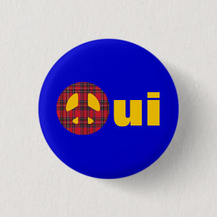 Oui kein Trident-schottisches Button