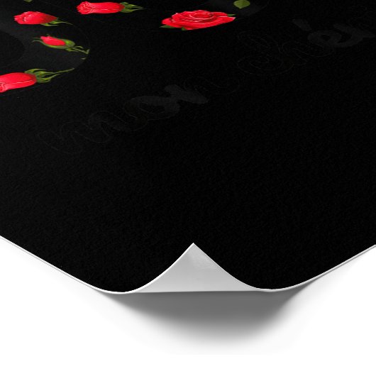 Oui Mon Cheri Cool French Expression Quotes Graphi Poster (Ecke)