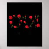 Oui Mon Cheri Cool French Expression Quotes Graphi Poster (Vorne)