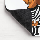 Oui-ner Dog Funny Dachshund Wiener Sausage Ween Do Mousepad (Ecke)