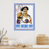Oui nide Iou Poster (Küche)