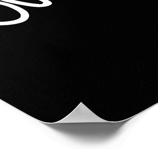 Oui Oui Baguette - Funny French Food Poster (Ecke)