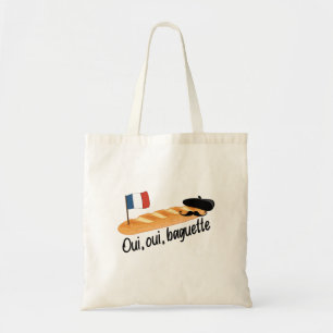 Oui Oui Baguette - Funny French Food Tragetasche