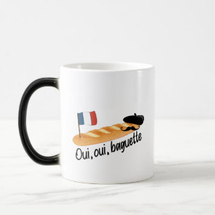 Oui Oui Baguette - Funny French Food Verwandlungstasse