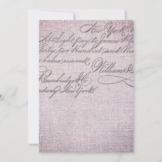 Oui Oui Dreimal Paris Geburtstag Einladung (Rückseite)