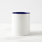 Oui Oui Eiffel Turm-Paris-Marine Zwei-Ton Tasse (Mittel)