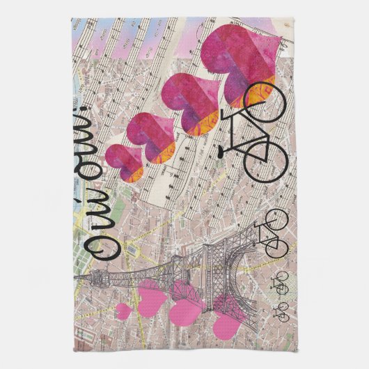 Oui Oui Geschirrtuch (Vertikal)