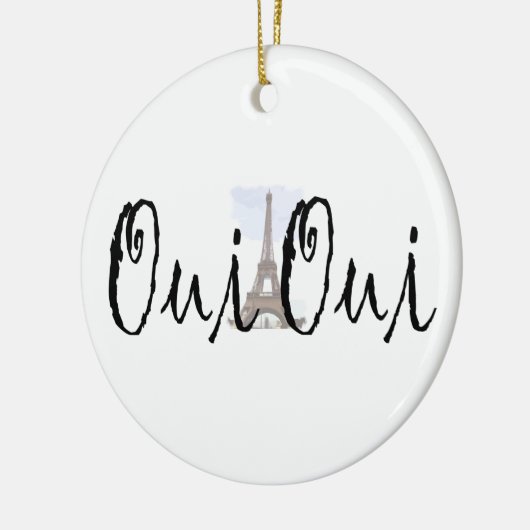 Oui, Oui! Keramikornament (Links)