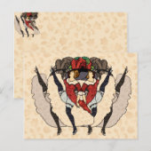 Oui! Oui! Oui! Flora Postkarte (Vorne/Hinten)