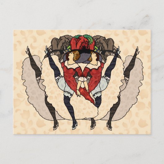 Oui! Oui! Oui! Flora Postkarte (Vorderseite)