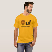 OUI Québec Référendum 1995 Dollars Jaune T-Shirt (Vorne ganz)