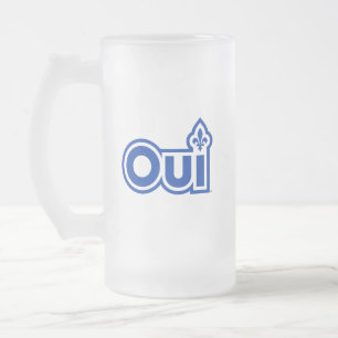 OUI-Quebec-Referendum Mattglas Bierglas