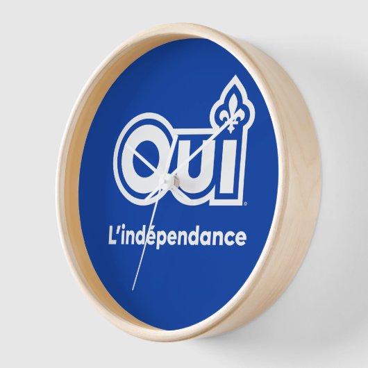 OUI-Quebec-Referendum Uhr (Winkel)