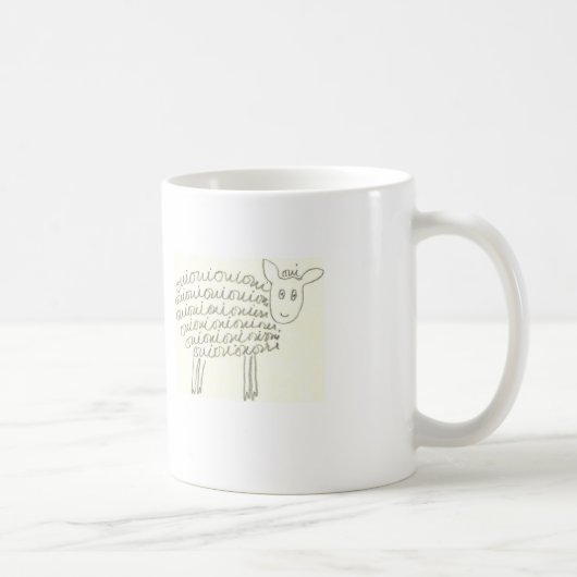 Oui Schaf-Kaffee-Tasse Kaffeetasse (Rechts)