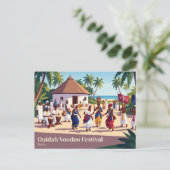 Ouidah Voodoo-Festival Benin Postkarte (Stehend Vorderseite)
