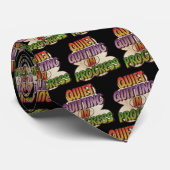 Ouiet Beenden im Progress-Comic Book Cartoon Krawatte (Gerollt)