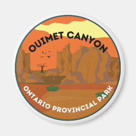 Ouimet Canyon Ontario Provincial Park Magnet