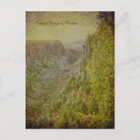 Ouimet Canyon Postkarte (Vorderseite)