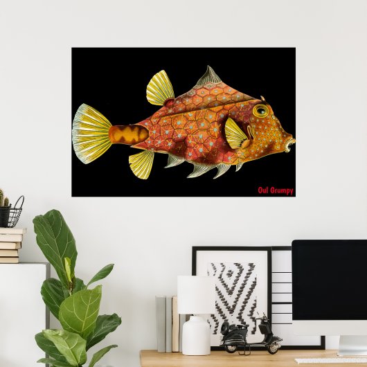 Oul Grumpy Poster (Heimbüro)