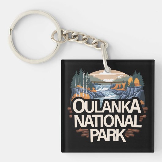 Oulanka Nationalpark Finnland Schlüsselanhänger (Vorderseite)