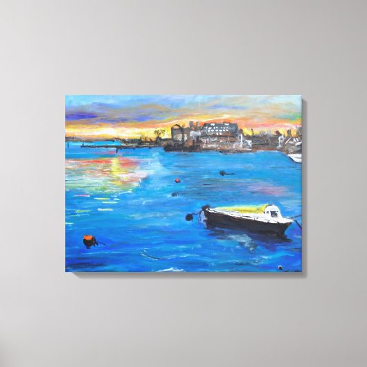 Oulton Broad Boote Leinwanddruck (Vorderseite)