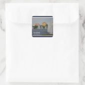 OULU-Aufkleber Quadratischer Aufkleber (Tasche)