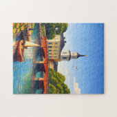 Oulu Finnland Puzzle Vintage Reise (Horizontal)