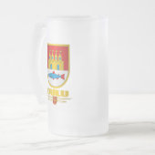 Oulu Mattglas Bierglas (Vorderseite Links)