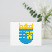 Oulu-Wappen Postkarte (Stehend Vorderseite)