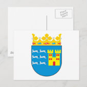 Oulu-Wappen Postkarte (Vorne/Hinten)