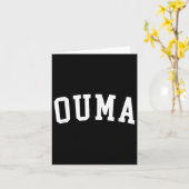 Ouma Karte (Gelbe Blume)