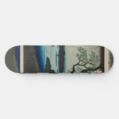 Oumaygashi - Vintage japanische Edo River Scene Skateboard (Horizontal)