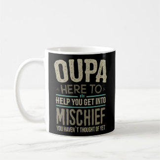 Oupa Mischief von Enkelkinder Vatertag Oupa Kaffeetasse