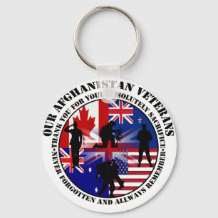 Our Afghanistan Veterans 5 Nations Schlüsselanhänger