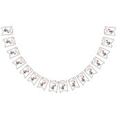 Our Baby Raccoon 1st Birthday Wimpelkette (Alle)