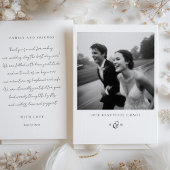 "Our Beautiful Chaos" Foto Dankeschön Karte