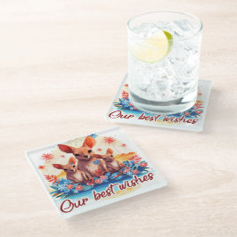 Our Best Wishes Glasuntersetzer