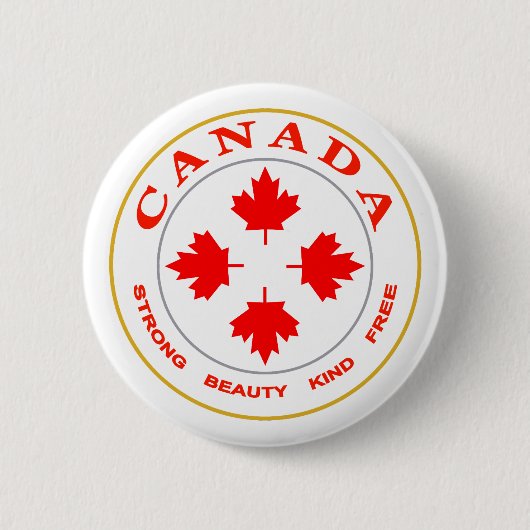 Our Canada Emblem Button (Vorderseite)