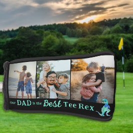 Our Dad is The Best Tee Rex 3 Photo Collage Golf Headcover