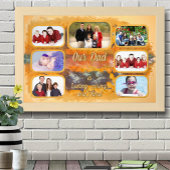 Our Dad Photo Collage Abstract Sunset 0612 Art Poster