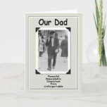 Our Dad - the Old Fart Birthday Karte<br><div class="desc">Modify the inside words for the chance!</div>