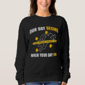 Our Day Begins When Your Day Ends Forensics Sweatshirt (Vorderseite)