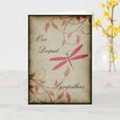 Our Deepest Sympathies Karte (Gelbe Blume)